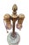 Mid-Century Modern Vintage Crackle Finish Style Table Lamp For Sale - Image 3 of 5