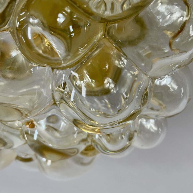 Mid-Century Modern Tinted Bubble Glass Flush Mount from Limburg, 1960s For Sale - Image 13 of 16