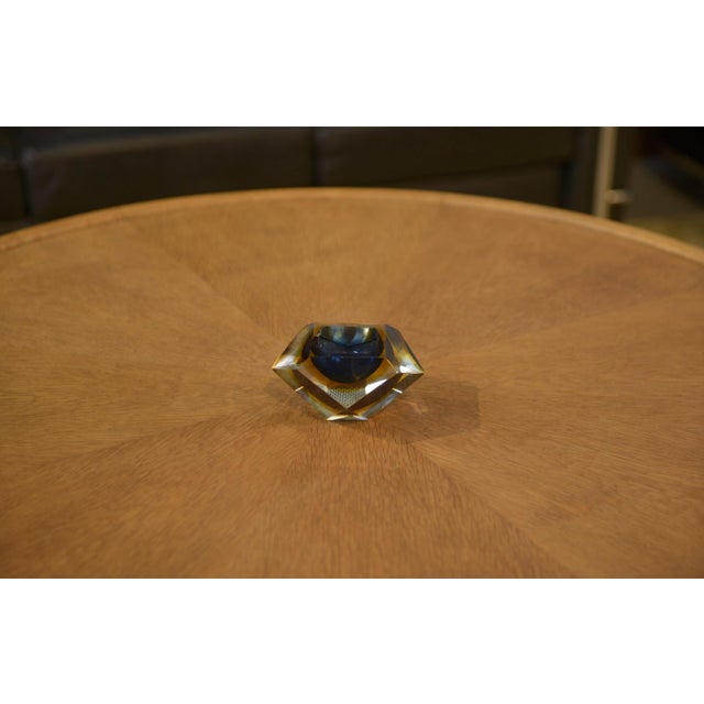 Sommerso Murano Glass Vide Poche by Flavio Poli for Alessandro, 1970s For Sale - Image 3 of 5