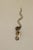 Egyptian Revival Style Engraved Brass Cobra Sconces, Set of 2 For Sale - Image 4 of 18