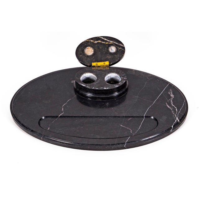 Bauhaus Art Deco Marble Desk Set, 1920s For Sale - Image 3 of 16