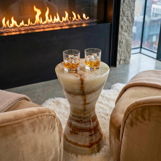Nighstand in Onyx and Marble by Forzini For Sale - Image 13 of 13