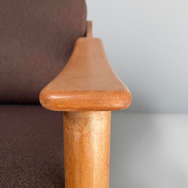 Mid-Century Modern Italian Loden Armchair by Vico Magistretti for Cassina, 1960s For Sale - Image 10 of 18