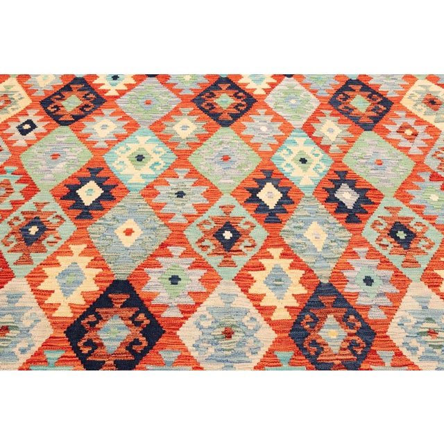 Handwoven Kilim Rug, Afghanistan For Sale - Image 11 of 18