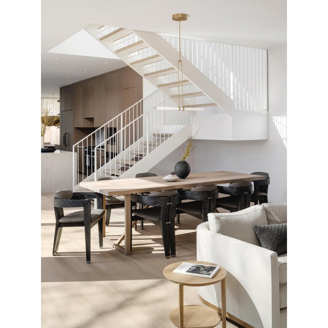 Pendant Light 018 in Satin Brass by Naama Hofman For Sale - Image 6 of 7