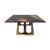 Metal "Pagina" Coffee Table With Bronze and Golden Cobra Marble, Handmade For Sale - Image 7 of 8