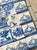 Ceramic Antique 18th Century Portuguese Blue & White Flowerpiece on a Classical Stand Tile Mural For Sale - Image 7 of 16