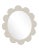 Contemporary Fleur Home Carnival Iris Oval Mirror in Useful Gray, 37x32 For Sale - Image 3 of 3