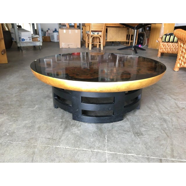 Muller & Barringer for Kittinger Coffee Table With Lacquer Top, Circa 1950 For Sale - Image 4 of 7