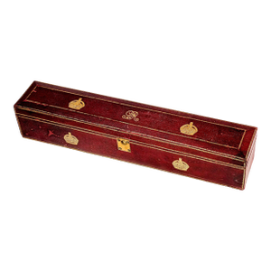 Rare King George v Antique Leather Despatch Document Box Royal Memorabilia
