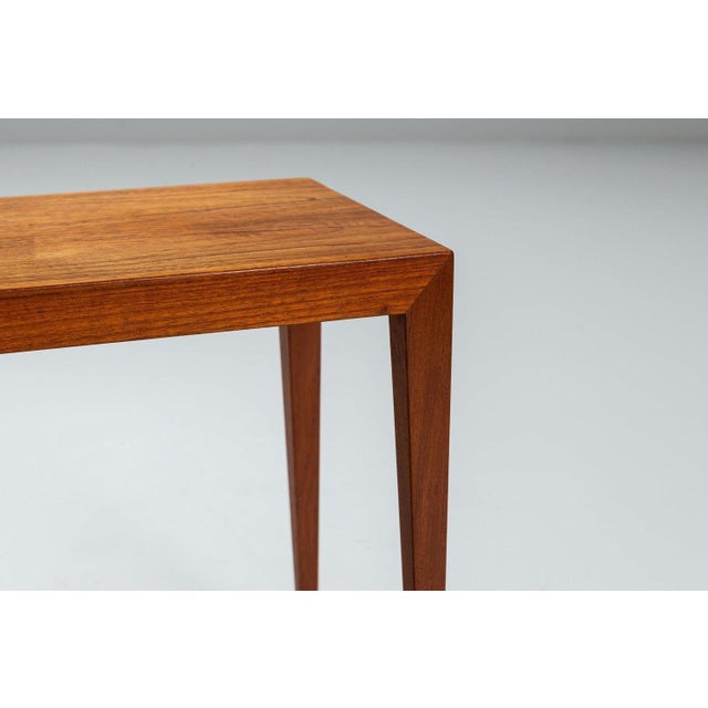 Nesting Tables in Teak attributed to Severin Hansen for Haslev, Denmark, 1960, Set of 3 For Sale - Image 11 of 14