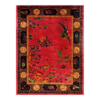 1920s Chinese Art Deco Carpet ( 8' 9" x 11' 8" - 266x 355 cm ) For Sale