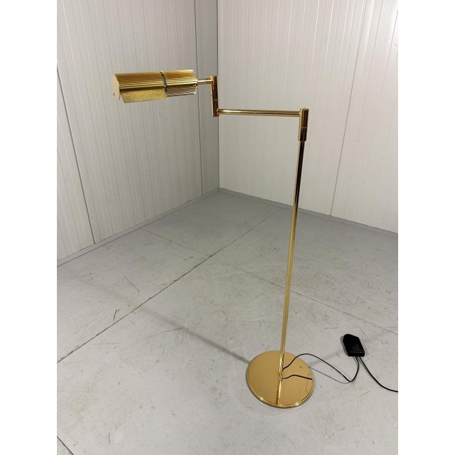 Brass Haloprofil 878HR Floor Lamp by Viktor Frauenknecht for Swisslamps International, 1970s For Sale - Image 18 of 18