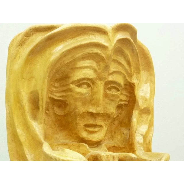 Anthroposophical Basswood Sculpture in the Dornach Style, 1940s For Sale - Image 6 of 10