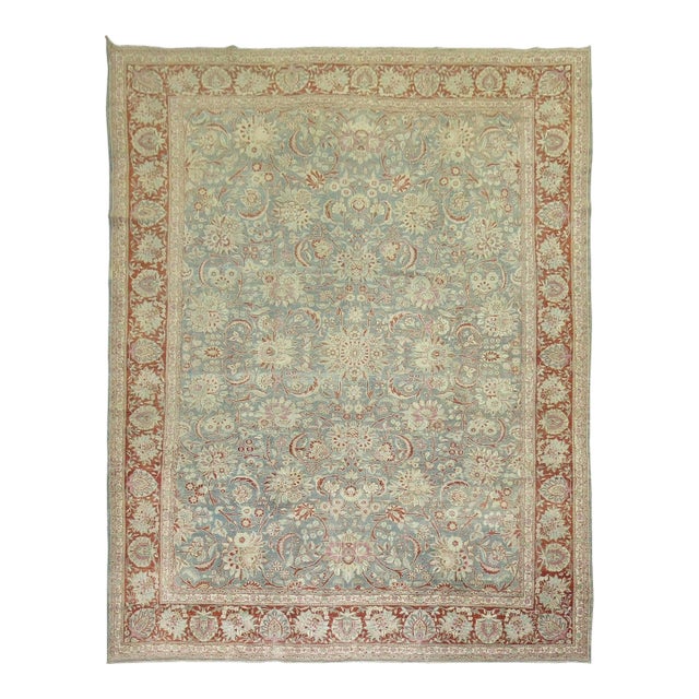 Antique Zabihi Collection Persian Malayer Rug - 9'2" x 11'9" For Sale