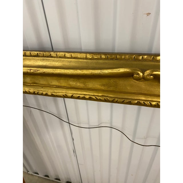 Mid 20th Century Mid 20th Century Ornate Gilt Frame for Paintings For Sale - Image 5 of 14