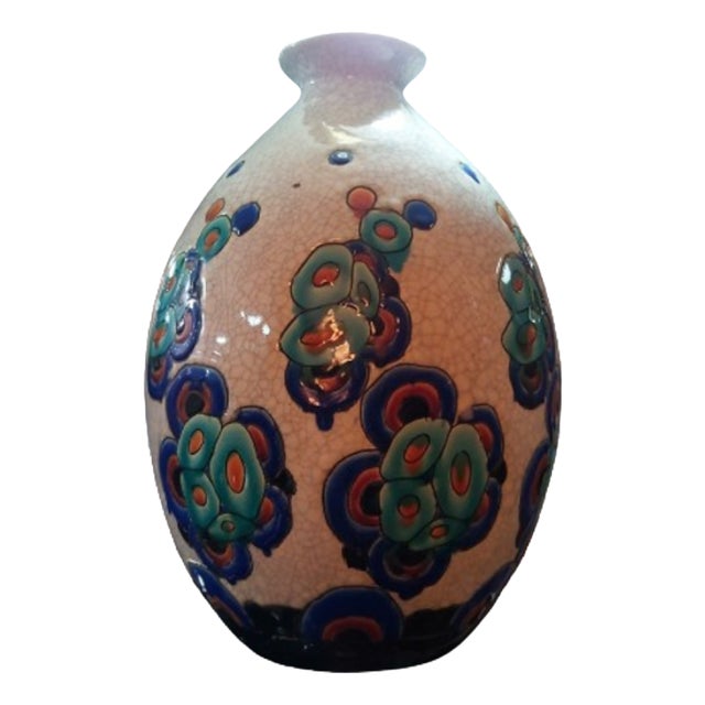 Vase by Charles Catteau for Boch Frères, 1950s For Sale