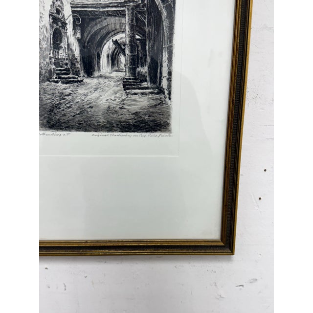 Design Plus Gallery presents an Etching of Rothenberg from Paul Geissler. This early 20th century etching shows a tunnel...
