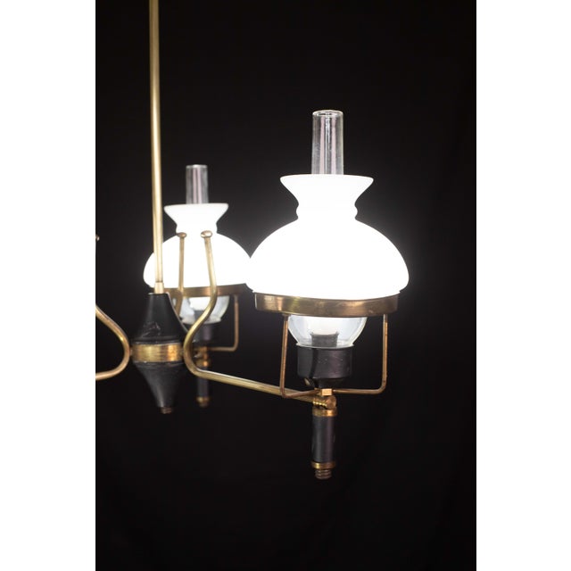 Italian Mid-Century Chandelier by Stilnovo, 1960s For Sale - Image 10 of 12