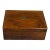 Antique Quarter Sawn Oak Wood Humidor Cigar Box For Sale