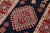 1990s Southwestern Kazak Blue/Red Wool Runner Rug- 2'6''x9'7'' For Sale - Image 5 of 10