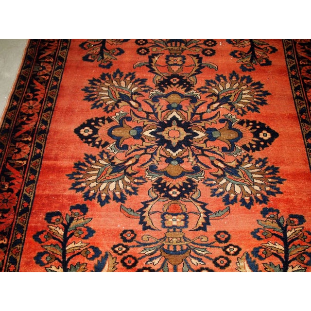 1920s Handmade Antique Persian Lilihan Rug For Sale In New York - Image 6 of 8
