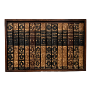Theodore Alexander Faux Book Library Panel Facade