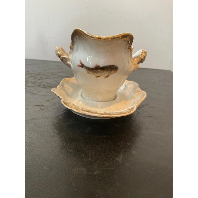 1890s Victoria Carlsbad Austrian Ceramic Fish Set - 11 Pieces For Sale - Image 12 of 12