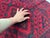 Extra-Long Red and Navy Tribal Medallion Runner Rug, 2'7" X 19'1" For Sale - Image 14 of 16