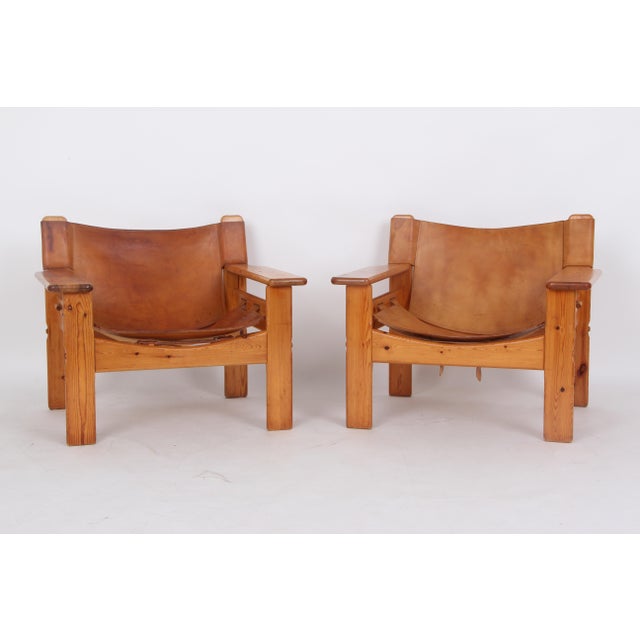 Two ikea chairs, model natura. Safari chairs, designed in the 1970s by karin mobring for the swedish ikea team. the chairs...