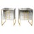 Mirrored Nightstands with Brass Sled Base from Justfurnituress SRL, 2026, Set of 2 For Sale - Image 11 of 11