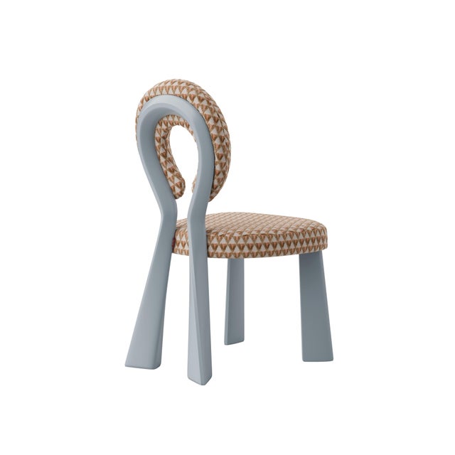 Mary Dining Chair with Lacquered Legs by Ottiu For Sale - Image 4 of 5