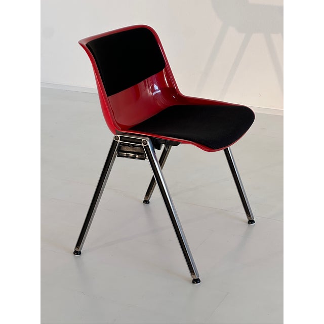 Vintage Modus Chairs by Osvaldo Borsani for Tecno, 1970s, Set of 10 For Sale - Image 3 of 18