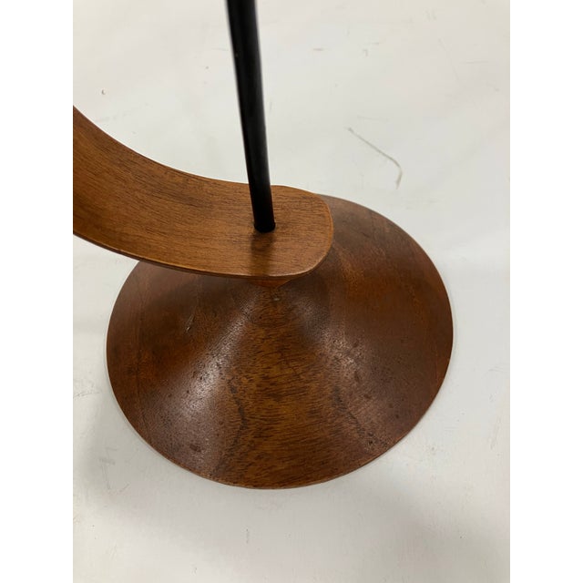 Pair of Mid Century Danish Candle Sticks For Sale - Image 4 of 7