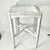 Vintage Shabby Chic Farmhouse Chippy Paint Wood Gallery Side Table. For Sale - Image 15 of 15