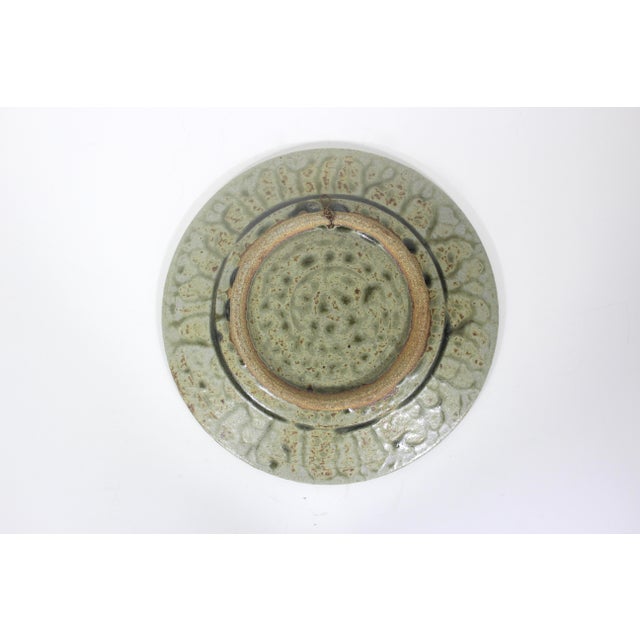 Vintage Studio Pottery Wall Plate For Sale - Image 6 of 10