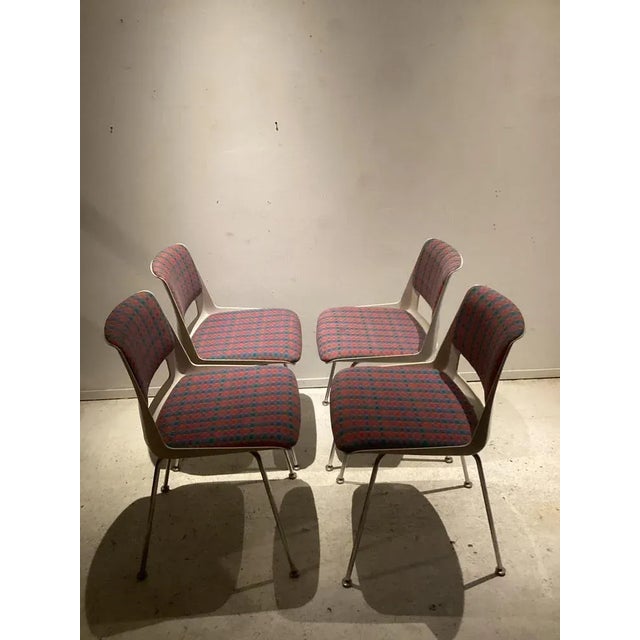Model 2210 Dining Chairs by André Cordemeyer / Dick Cordemeijer for Gispen, Set of 4, in Good conditions. Designed 1970 to...