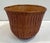 Nice vintage oval woven basket with wooden base