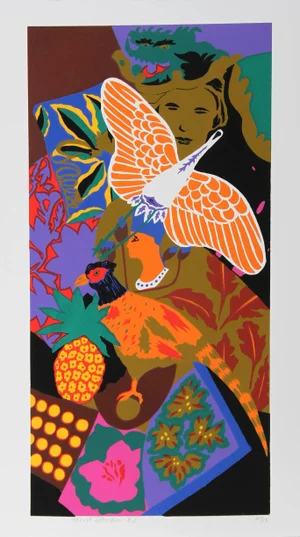 Kite, Hunt Slonem Screen Print