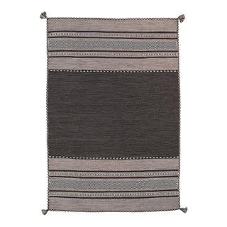Pasargad Home Kilim Grey Wool Area Rug- 8' 0" X 10' 0" For Sale