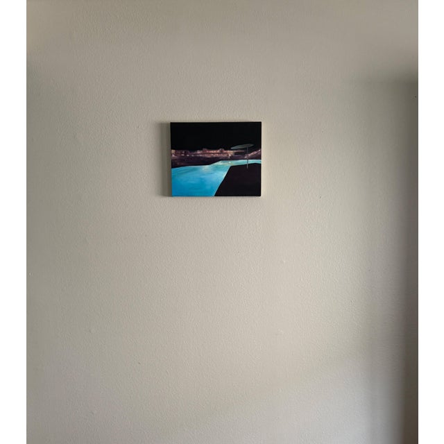 Midnight Pool - Oil on Linen by Kory Alexander For Sale - Image 4 of 6