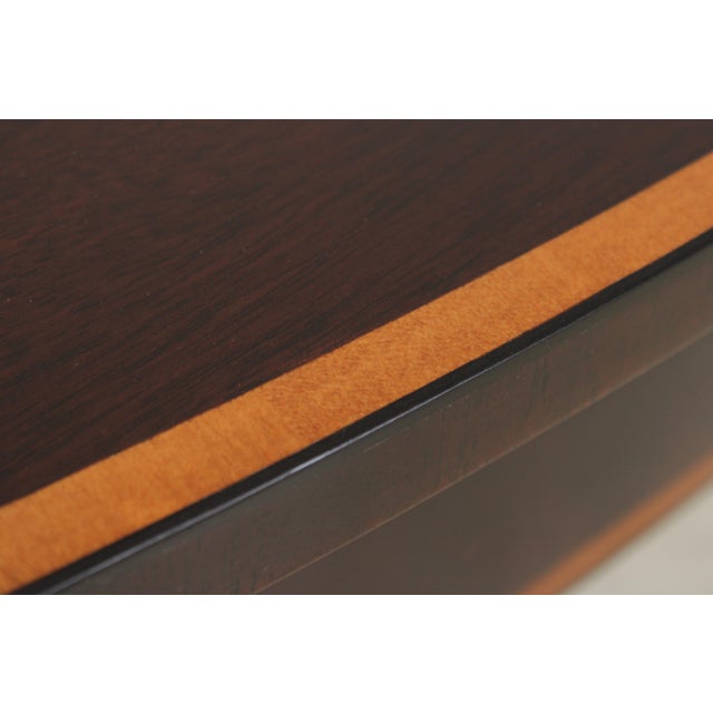 Stickley Inlaid Mahogany Federal Console Hall Table For Sale - Image 11 of 15