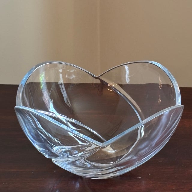 Vintage Art Glass Centerpiece Bowl With Sculptural Freeform Design For Sale - Image 13 of 13
