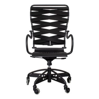 Italian Canasta Desk Chair by Paolo Parigi for Heron Parigi, 1980s For Sale