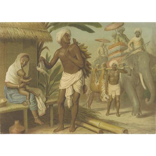 Leutemann, India Tiger Hunt Scene, 1890s-1910s, Chromolithograph For Sale - Image 9 of 9