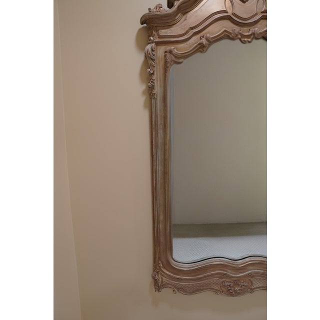 Wood Vintage La Barge Ornate Wall Mirror For Sale - Image 7 of 10