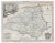 18th century British map of Durham County by Thomas Kitchin (or Kitchen, 1718-1784). Depicting: the arms of Durham...