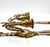 Wood Antique Italian Silver & Gold Giltwood Arrow Candle Sconces - A Pair For Sale - Image 7 of 12