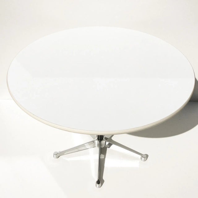 Original vintage - rare and very well preserved dining table / conference table, designed by Charles & Ray Eames for...