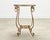 French Rene Drouet Style Gilded Iron Granite Top Center Table For Sale - Image 3 of 15